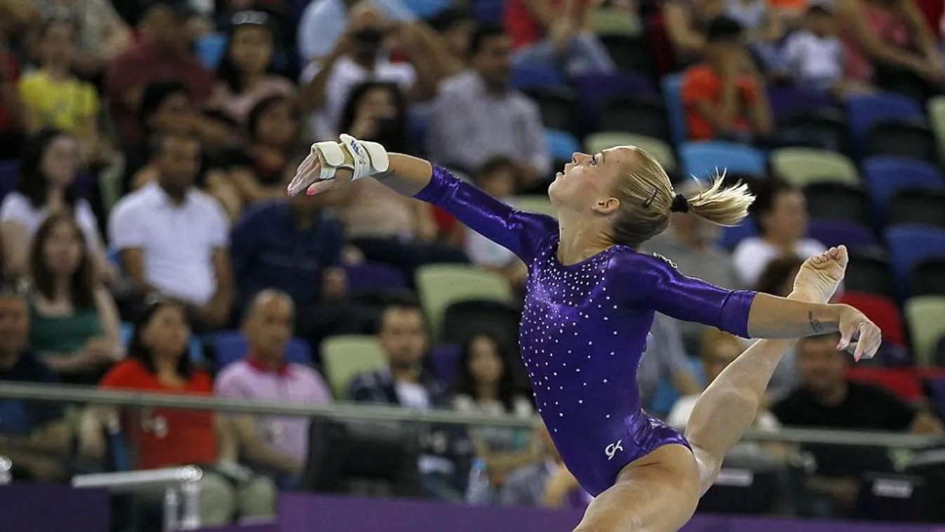 Böczögő Dorina ezüstérmes talajon és vk-szériagyőztes