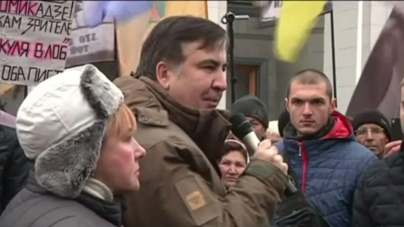 Őrizetben az egykori grúz elnök