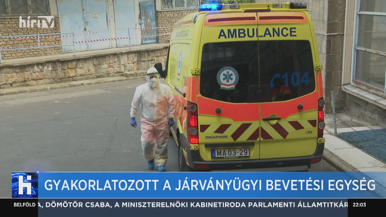 Gyakorlatozott a járványügyi bevetési egység