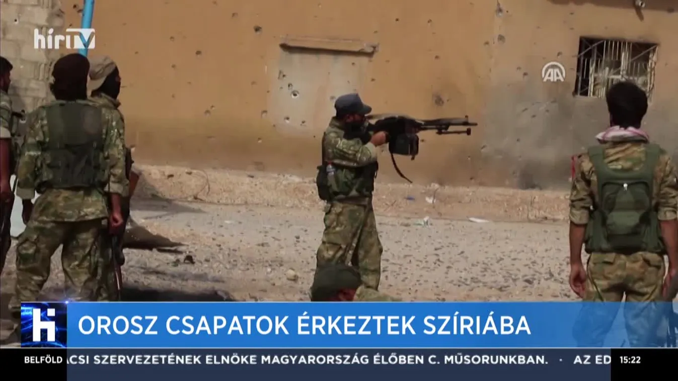 Bevonultak az oroszok is Szíriába