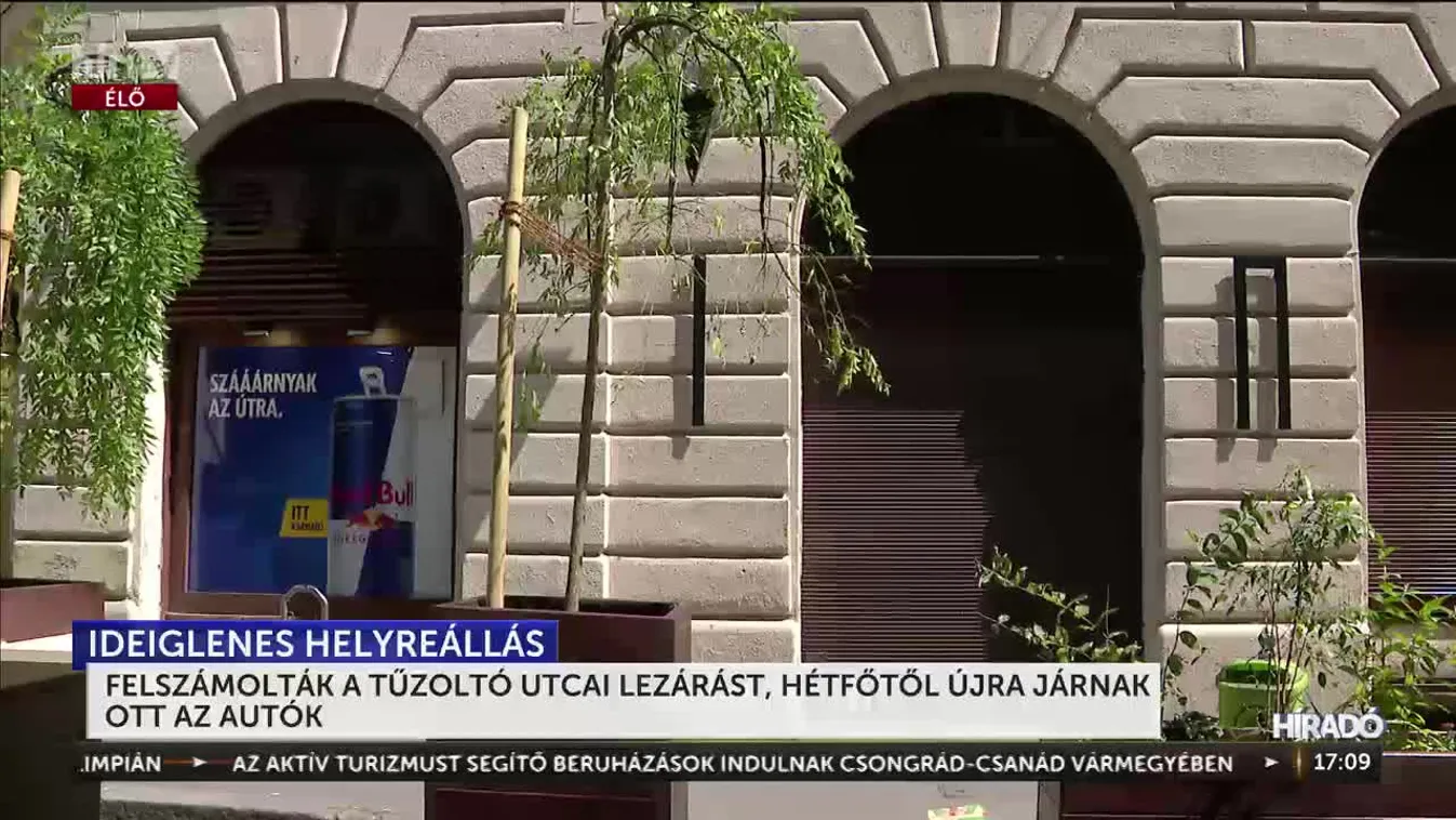 Felszámolták a Tűzoltó utcai lezárást, mától újra járhatnak ott az autók + videó