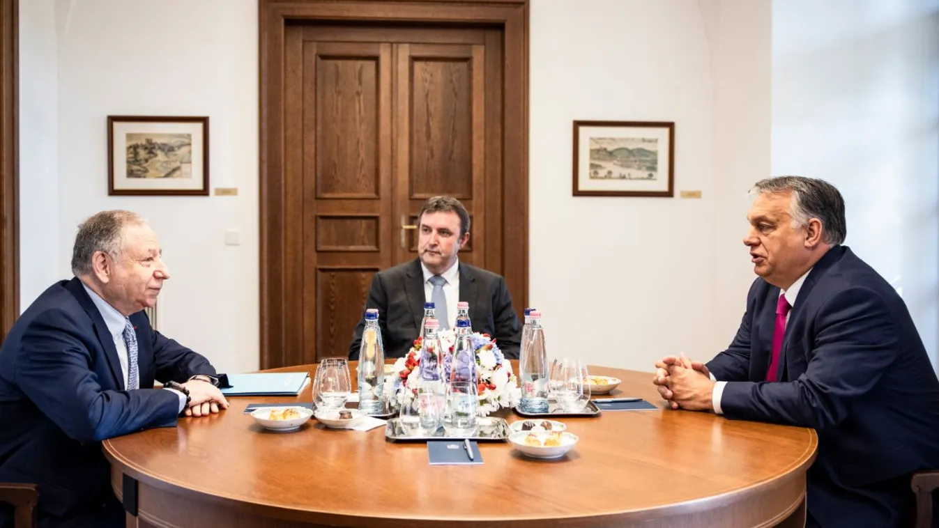 Magyar Nagydíj: Orbán Viktor fogadta a FIA elnökét