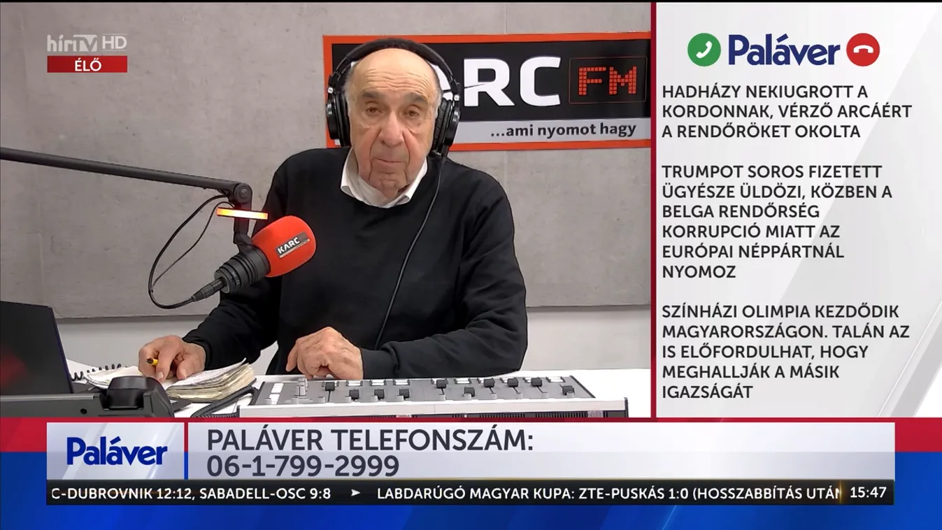 Paláver: Hadházy nekiugrott a kordonnak, vérző arcáért a rendőröket okolta