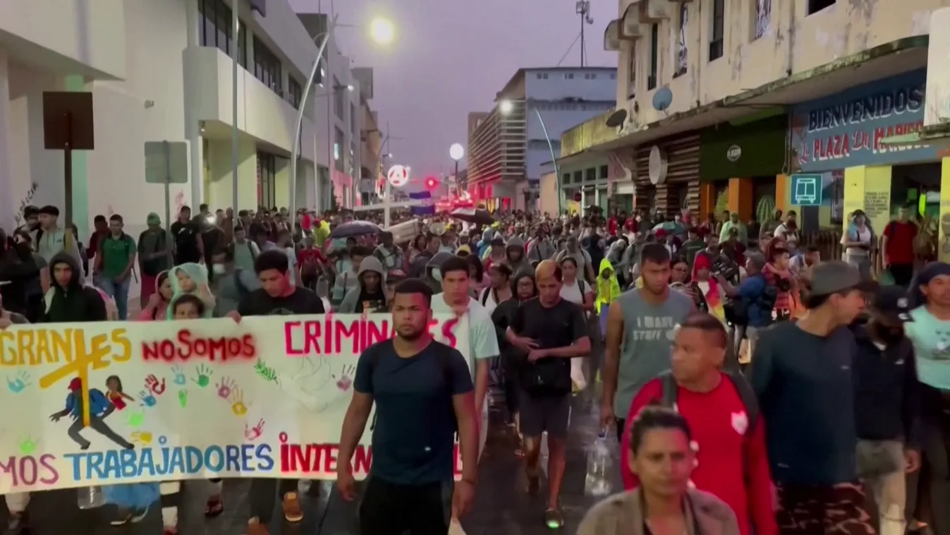 Migránskaraván indult Los Angelesbe