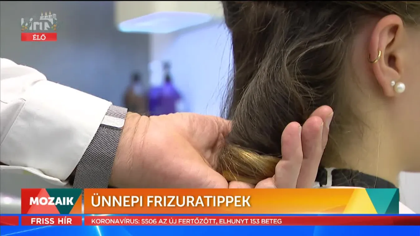 Mozaik - Ünnepi frizuratippek