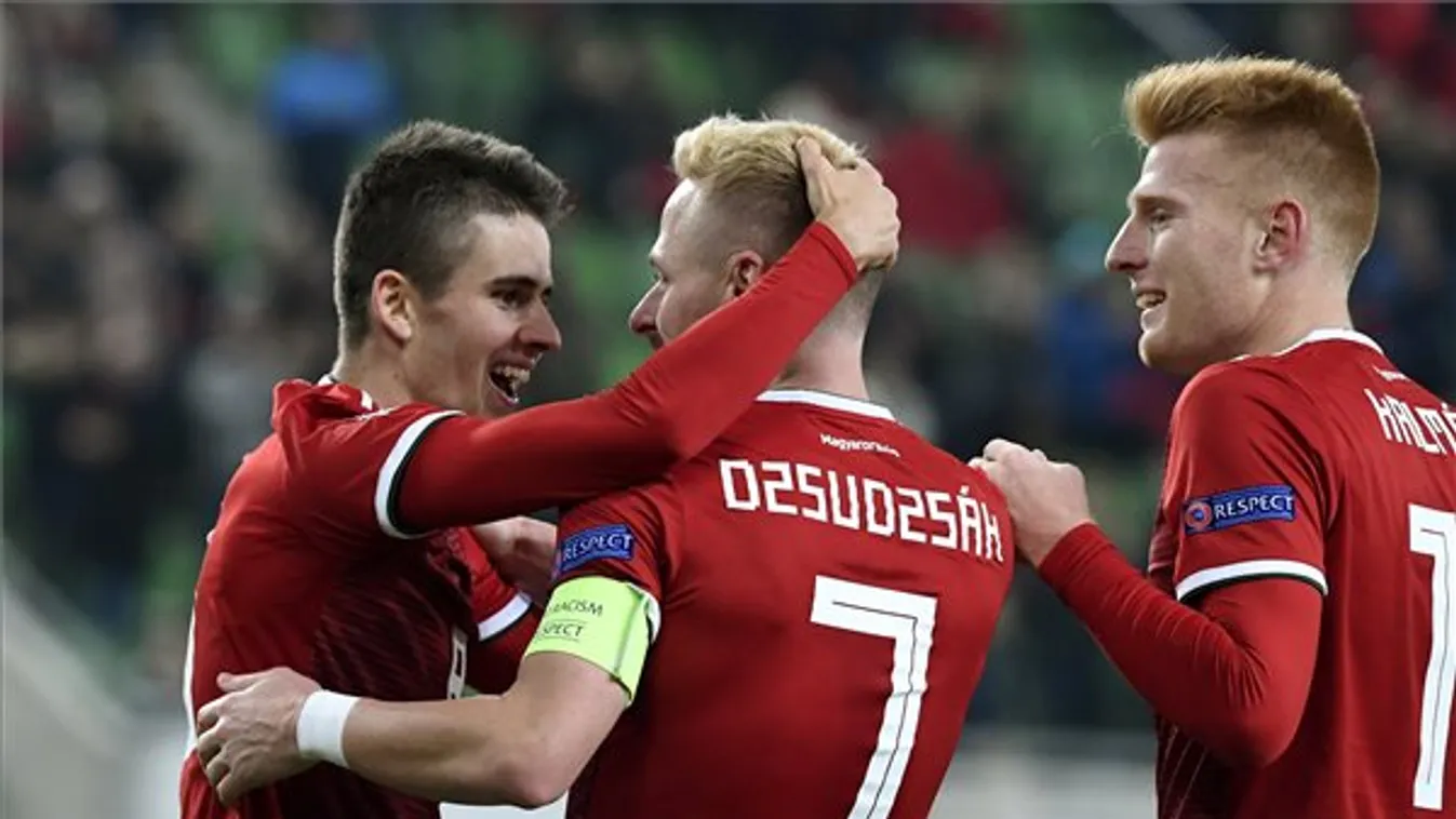 A csoport második helyén zárt a magyar fociválogatott a Nemzetek Ligájában