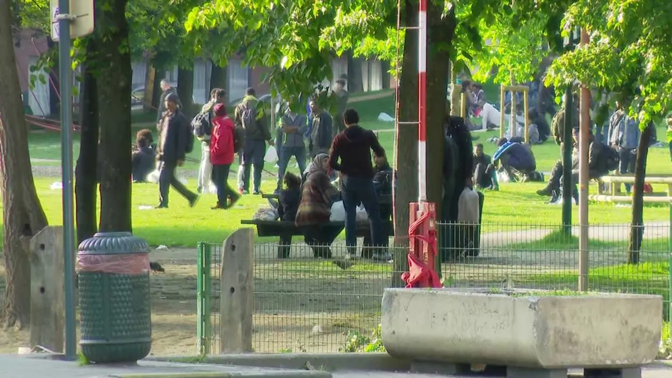 Kaotikus a helyzet a migránsok miatt Brüsszelben