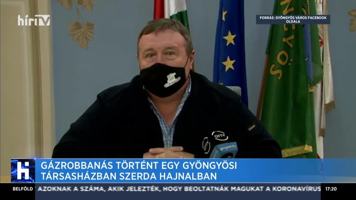 Gázrobbanás történt egy gyöngyösi társasházban szerda hajnalban