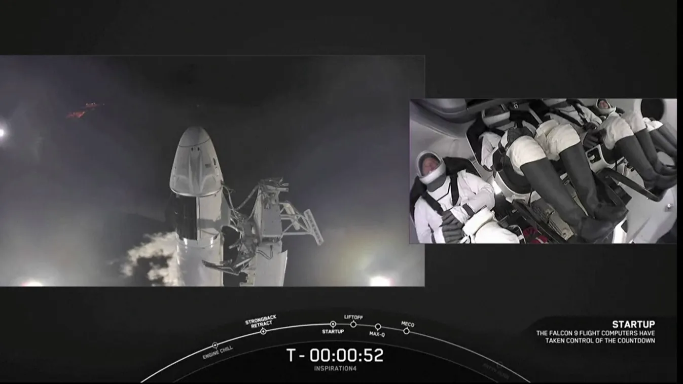 Fellőtték a SpaceX űrhajóját, négy civil repül a Föld körül