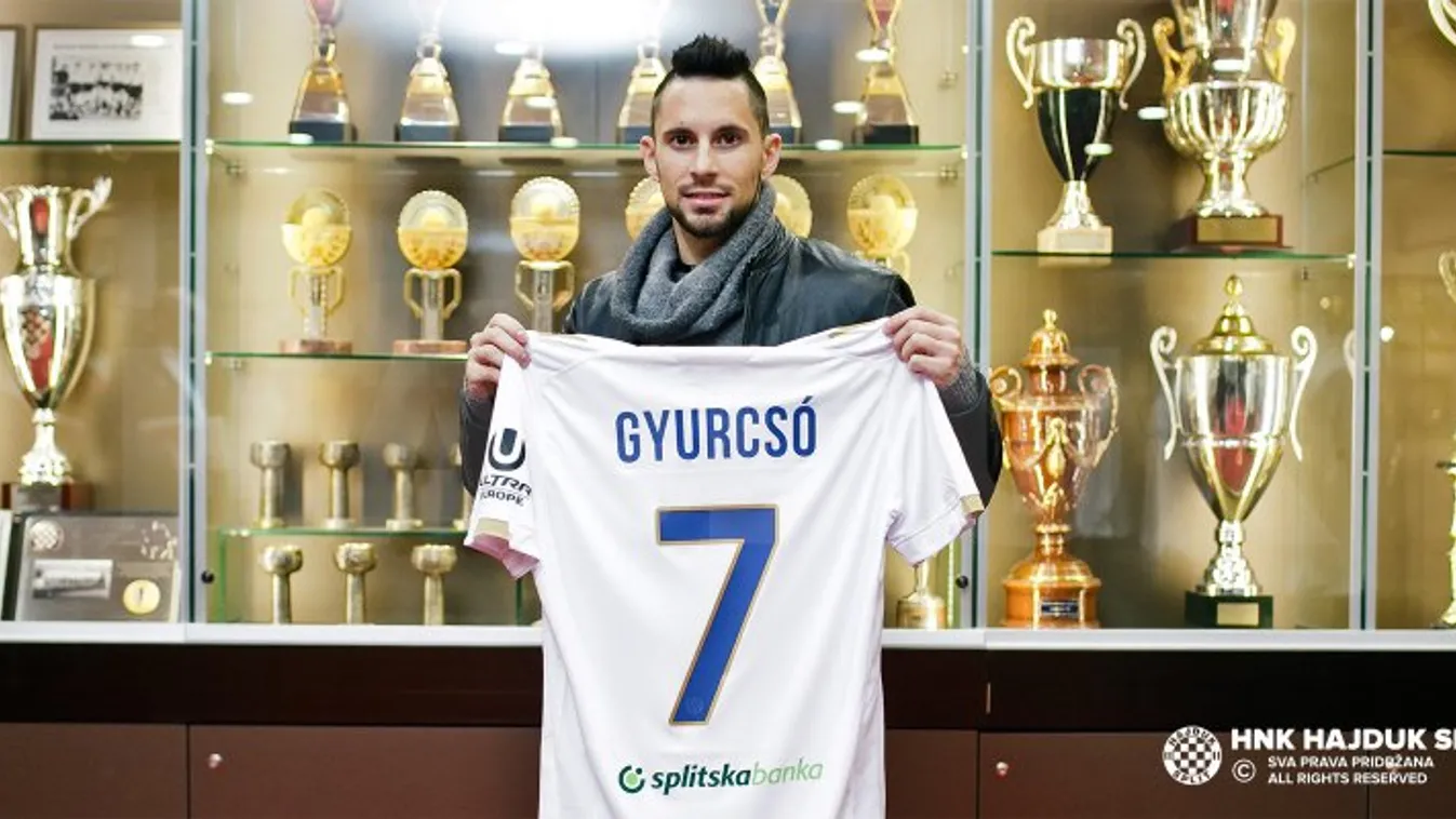 A Hajduk Split hivatalosan is bemutatta Gyurcsó Ádámot
