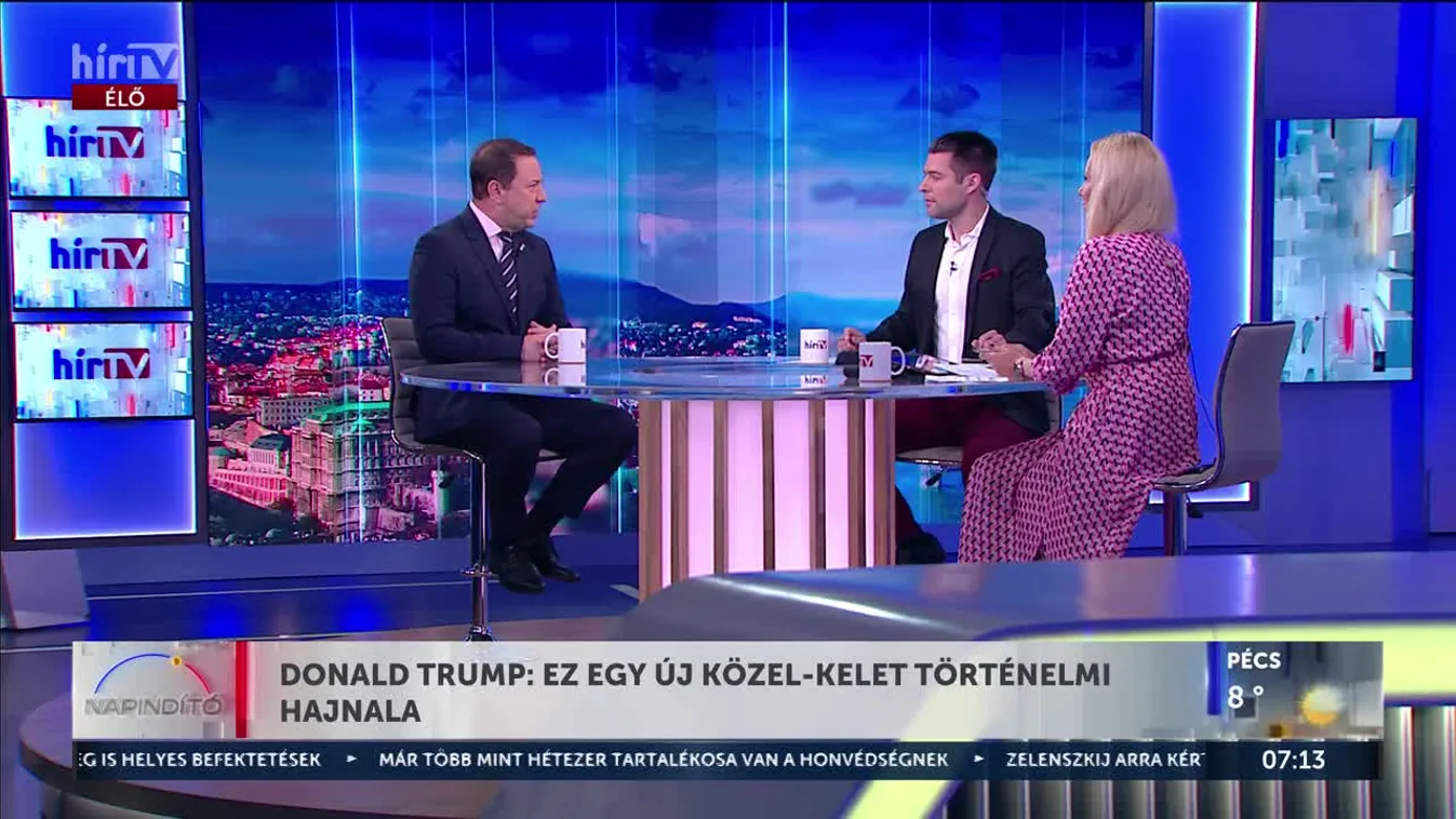 Napindító – Donald Trump: Ez egy új Közel-Kelet történelmi hajnala