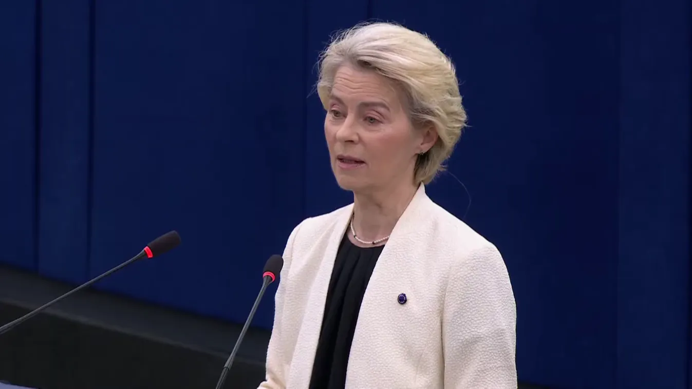 Ursula von der Leyen: Slava Ukrajini, éljen Európa + videó
