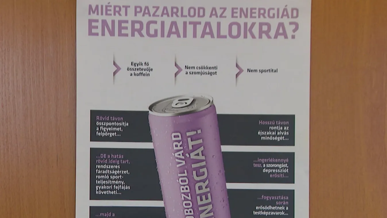 Gyermekvédelmi javaslatot nyújtottak be az energiaital fogyasztásának és vásárlásának betiltására