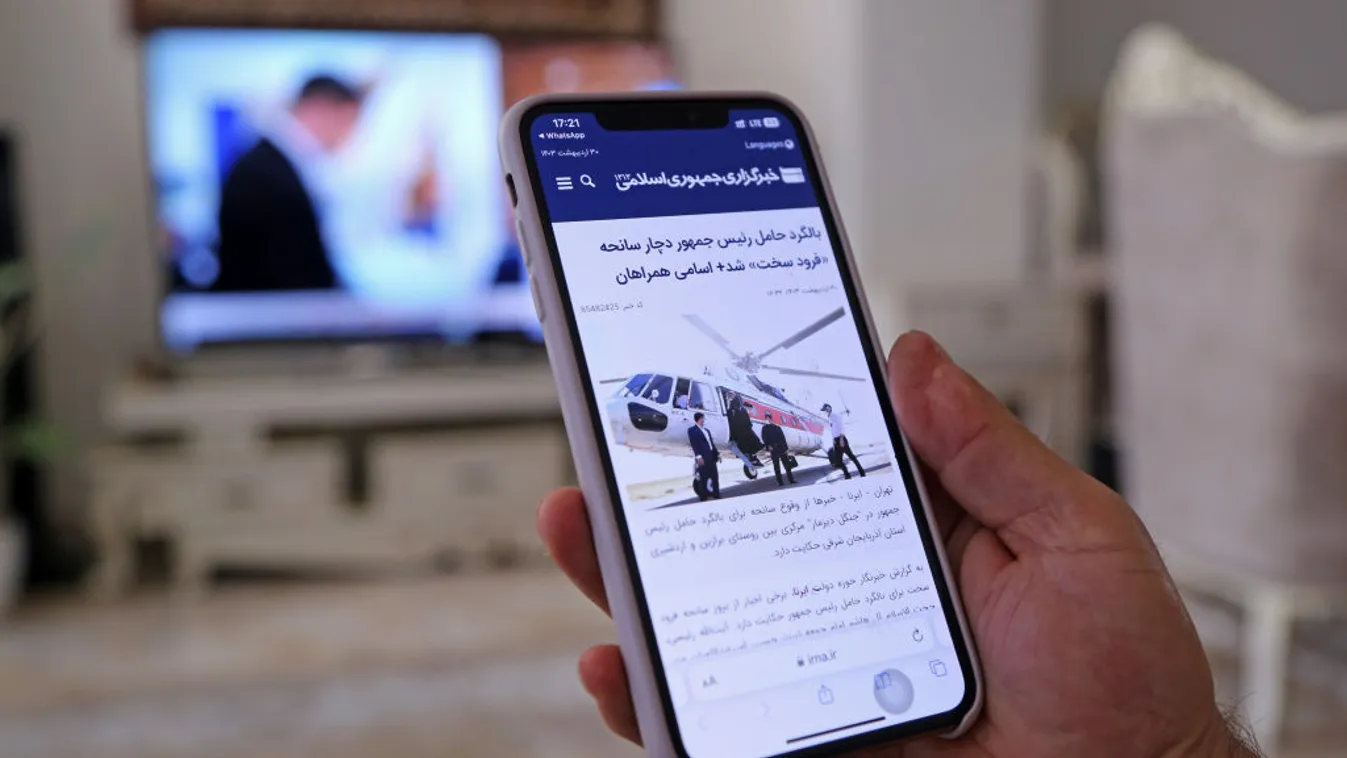 Nagy erőkkel keresik az iráni elnök balesetet szenvedett helikopterét