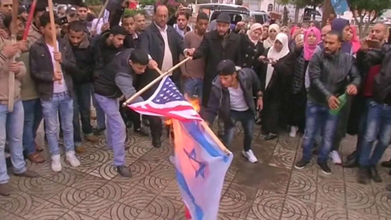 Intifádát hirdet a Hamasz Trump döntése miatt