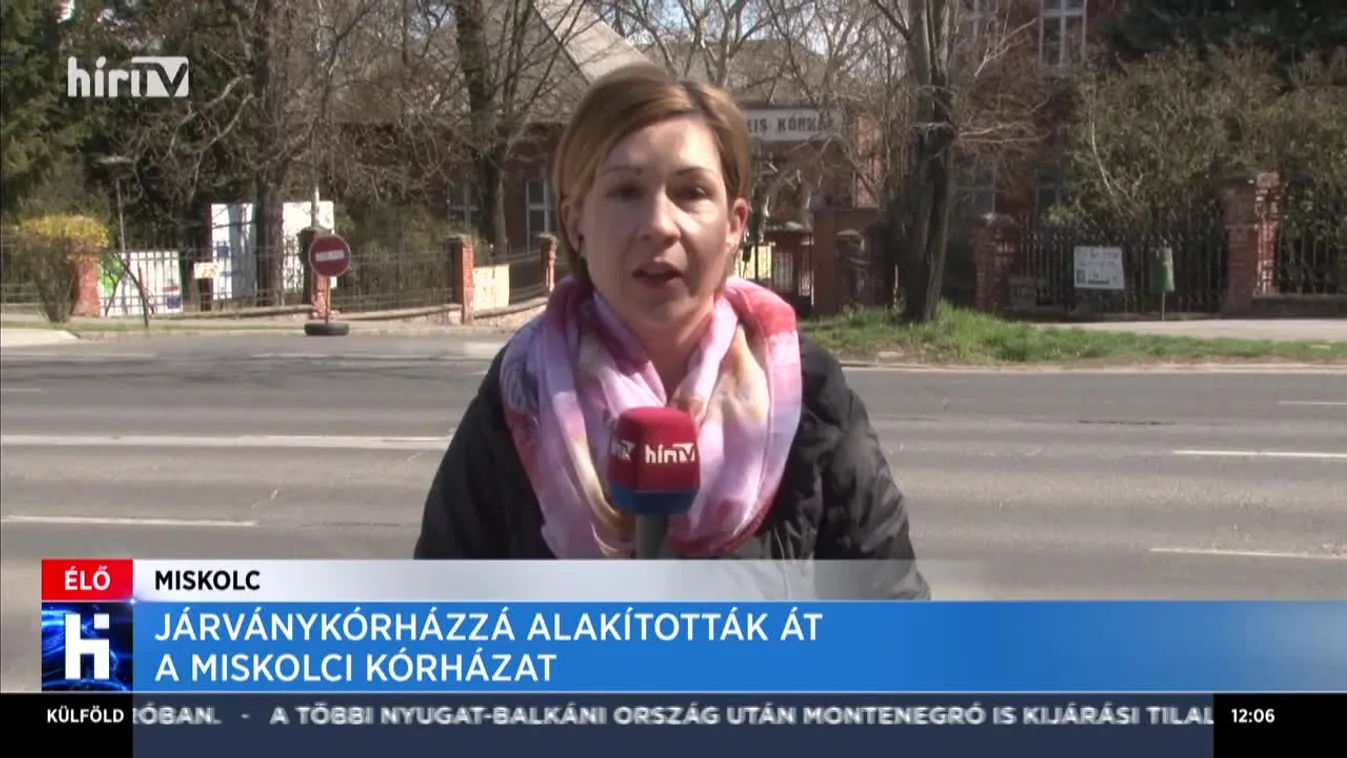 Járványkórházzá alakították a miskolci kórházat