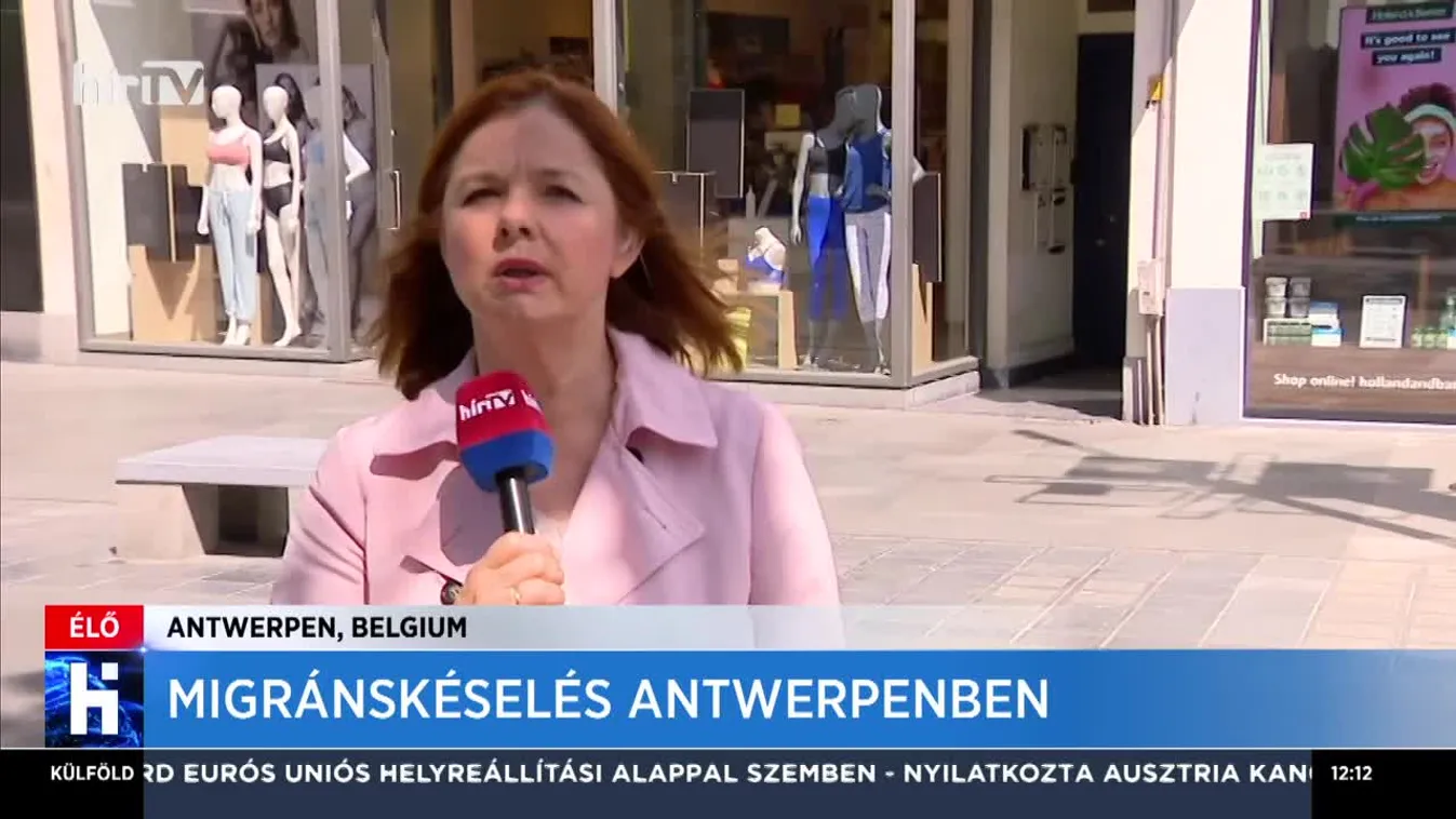 Migránskéselés Antwerpenben