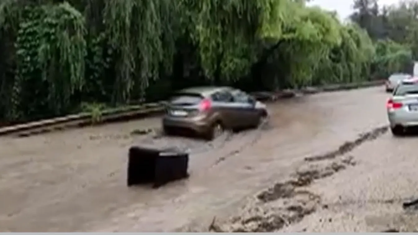 Hatalmas mennyiségű csapadék zúdult le tegnap hazánk több pontján