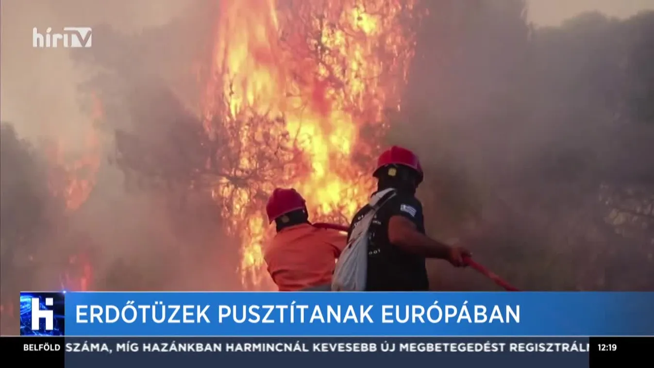 Erdőtüzek pusztítanak Európában