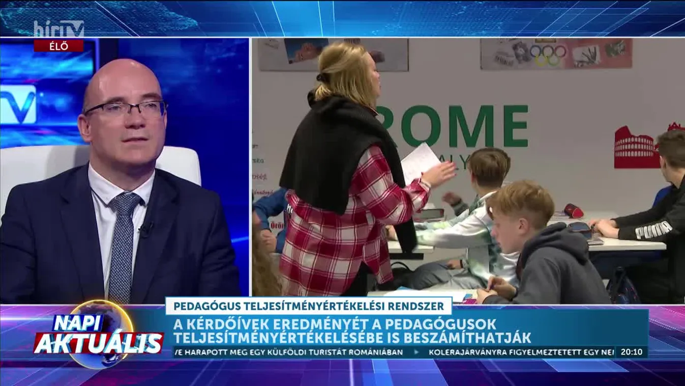 Napi aktuális - Maruzsa Zoltán: A diákok és a szülők is osztályozhatják a pedagógusokat a KRÉTA-ban + videó
