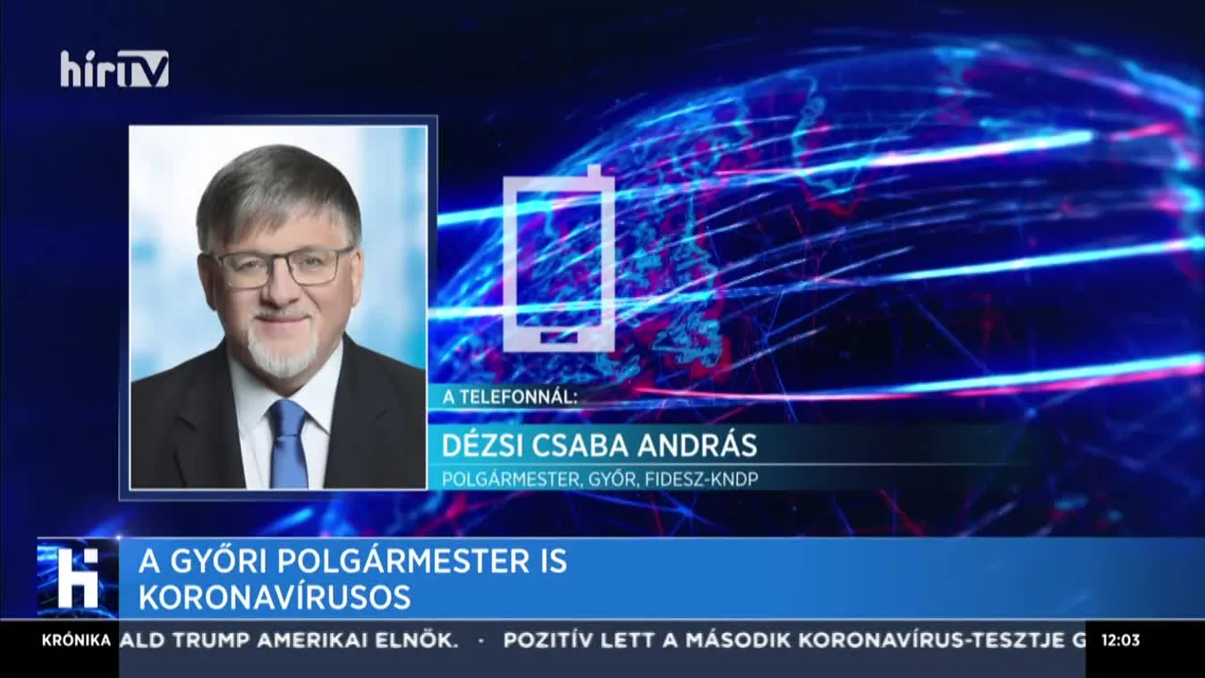 A győri polgármester is koronavírusos