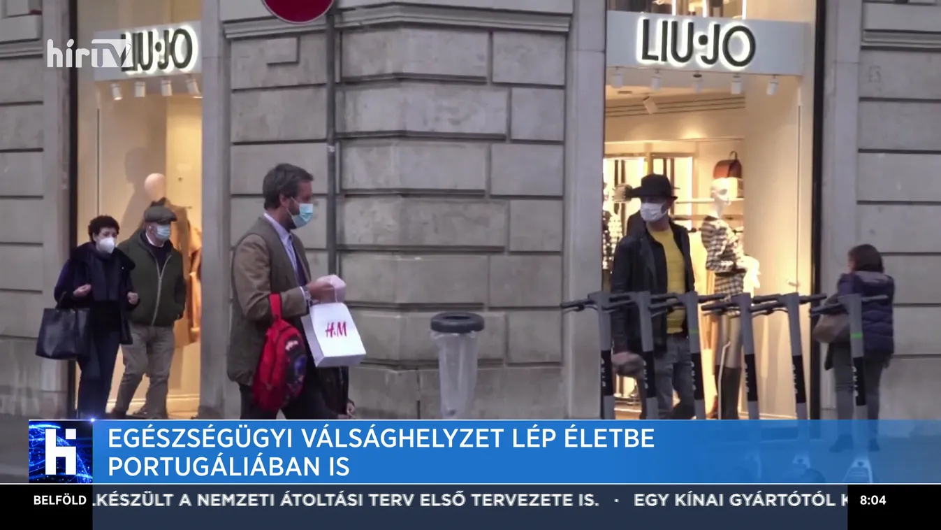 Egészségügyi válsághelyzet lép életbe Portugáliában is