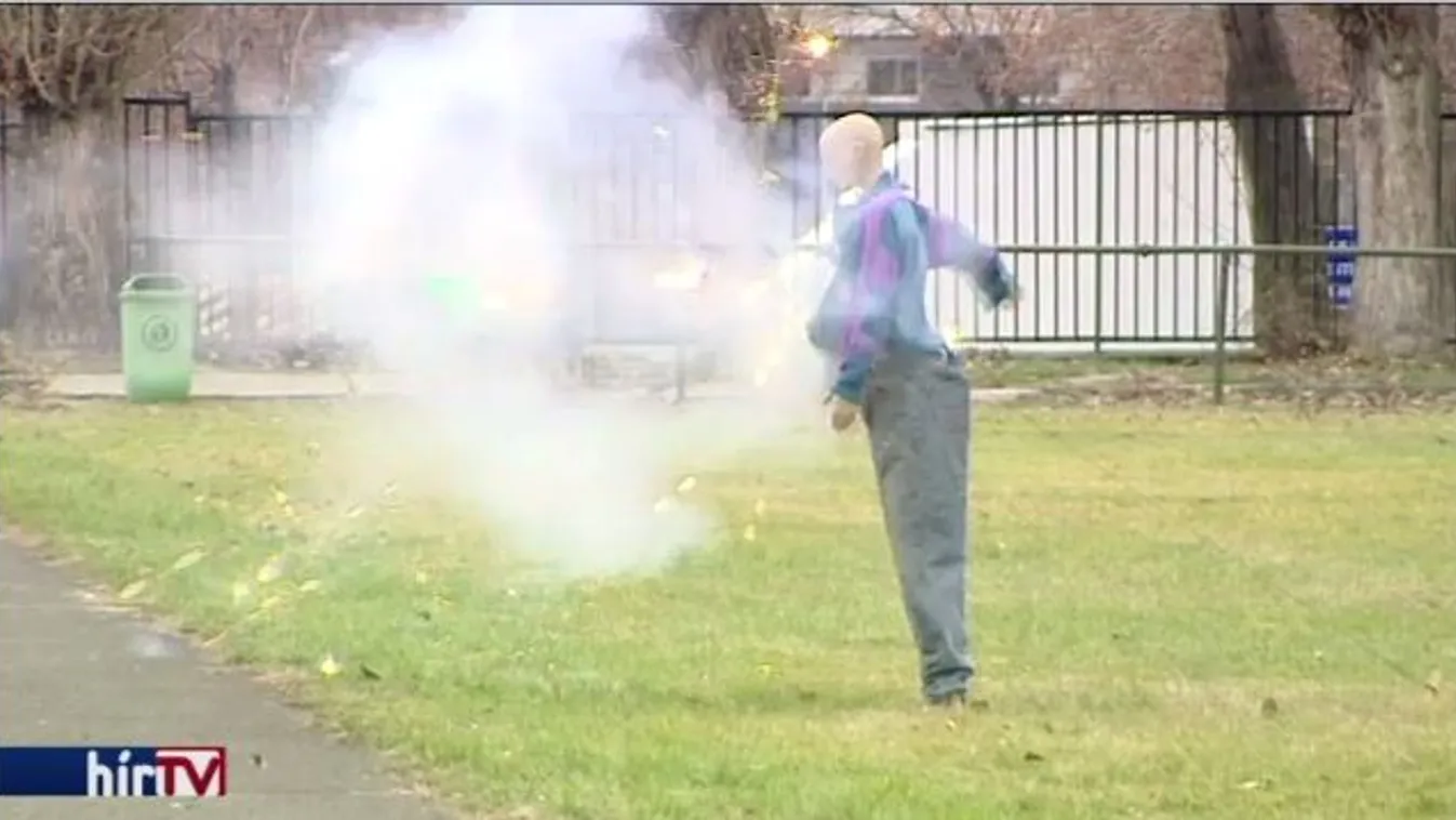 A tűzijáték megengedett, petárdázni tilos Szilveszterkor