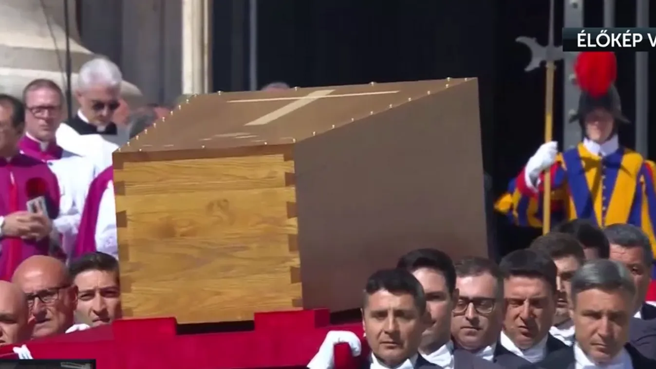 Elkezdődött a gyászszertartás a Vatikánban