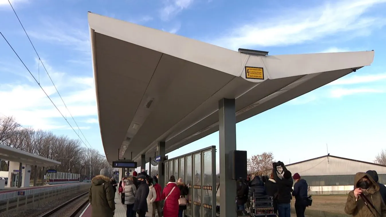 Új vasúti megállóhely épült a XVII. kerületi Pesti úton