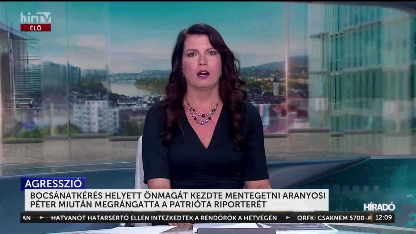 Bocsánatkérés helyett önmagát kezdte mentegetni Aranyosi Péte, miután megrángatta a Patrióta riporterét