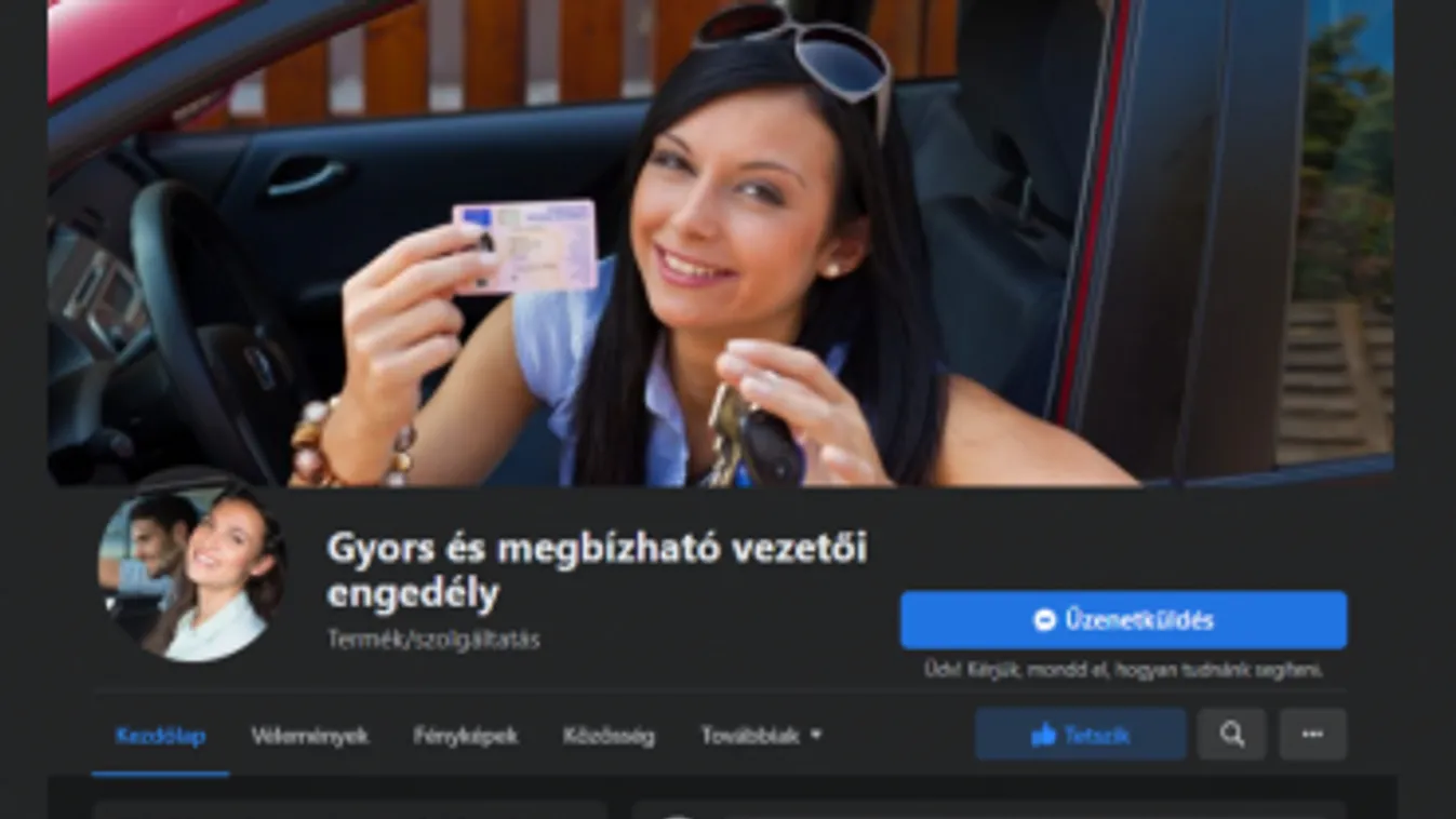 Figyelem! Csaló közösségi oldal!