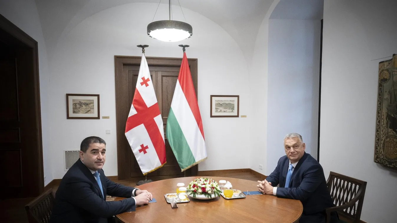Orbán Viktor: Magyarország szilárdan kiáll Georgia mellett a Brüsszellel folytatott vitában