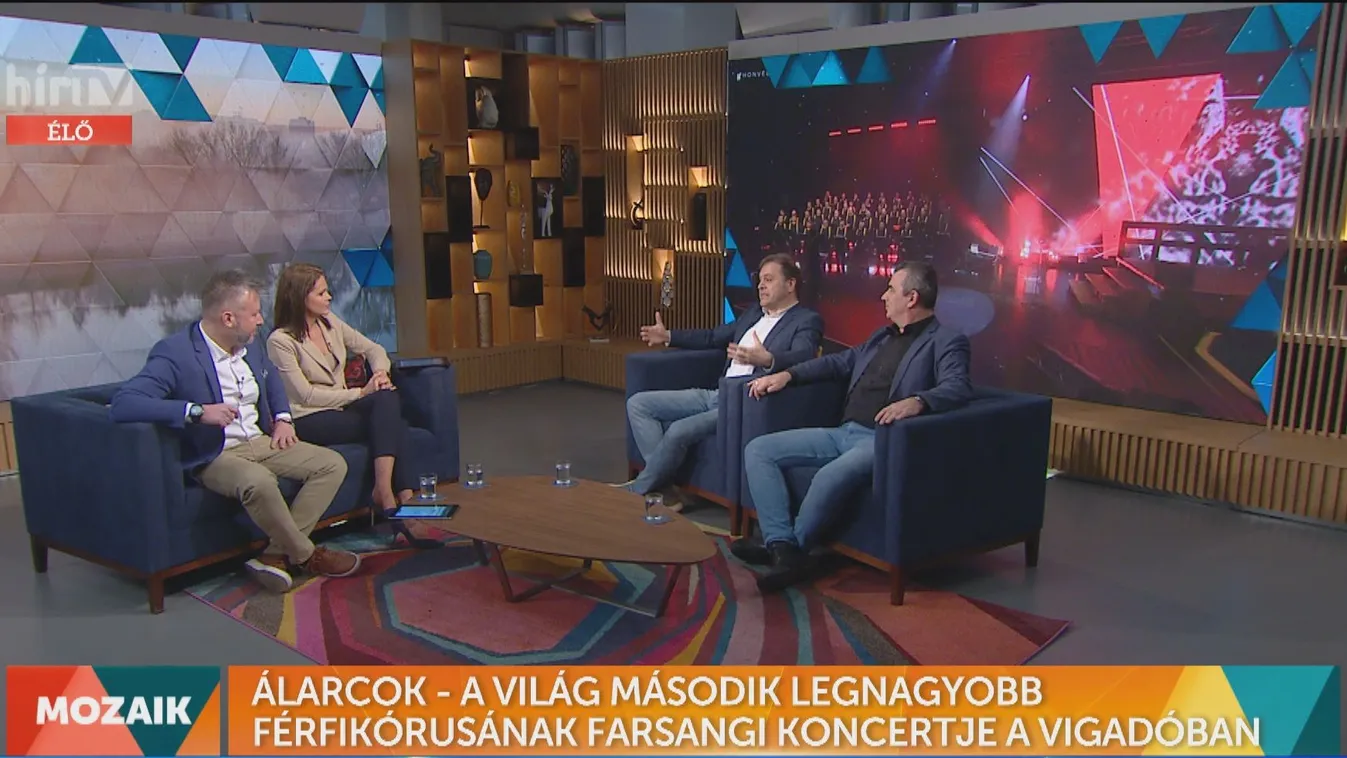 Mozaik - Álarcok - farsangi koncert a Vigadóban