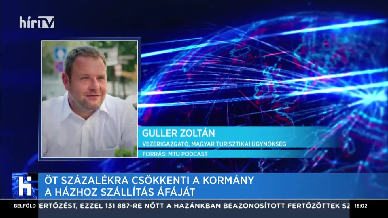 Öt százalékra csökkenti a kormány a házhoz szállítás áfáját