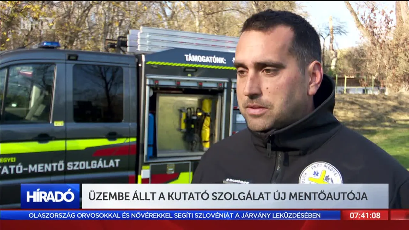 Üzembe állt a kutató szolgálat új mentőautója