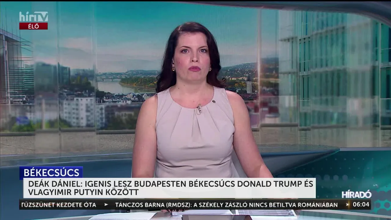 Deák Dániel: Igenis lesz Budapesten békecsúcs Donald Trump és Vlagyimir Putyin között