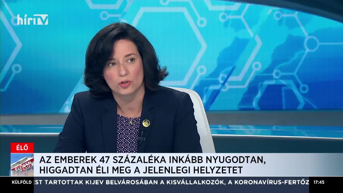 Fűrész Tünde: Az emberek 47 százaléka inkább nyugodtan, higgadtan éli meg a jelenlegi helyzetet