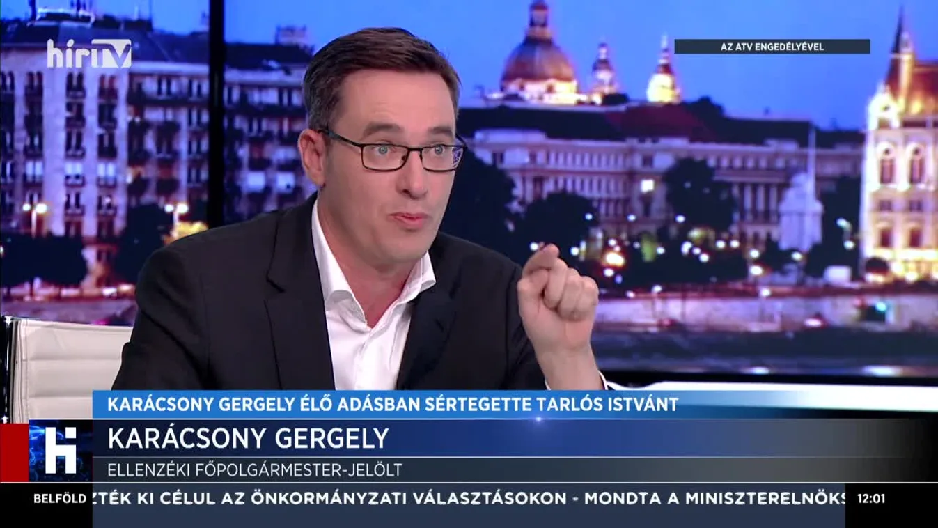 Karácsony Gergely élő adásban sértegette a főpolgármestert