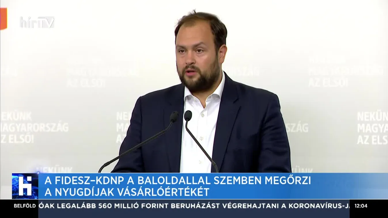 A Fidesz-KDNP a baloldallal szemben megőrzi a nyugdíjak vásárlóértékét