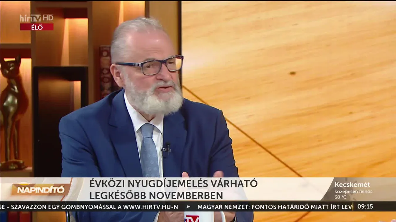 Napindító – Évközi nyugdíjemelés várható legkésőbb novemberben