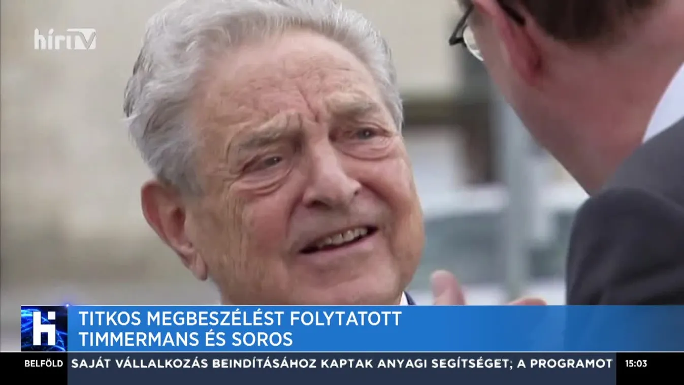 Titkos megbeszélést folytatott Timmermans és Soros