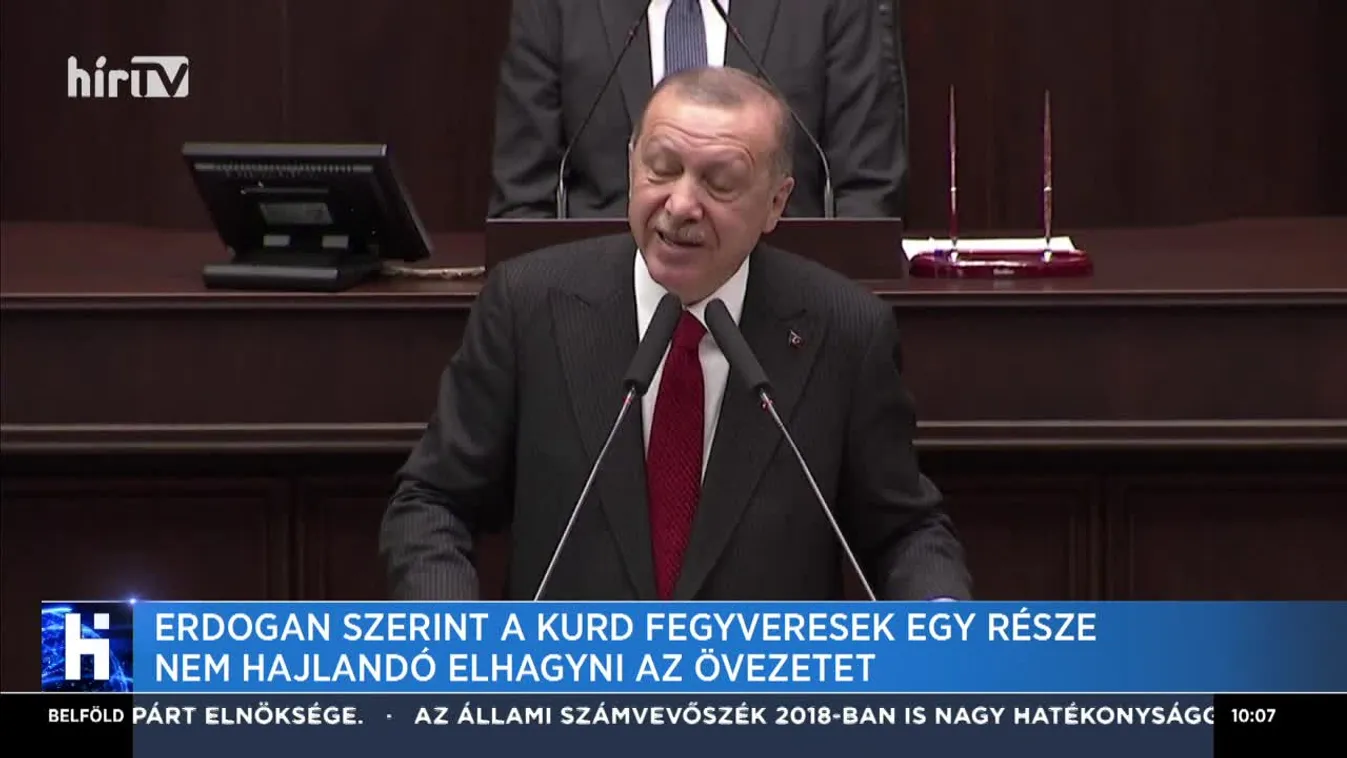 Erdogan: Nem vonultak ki a kurdok
