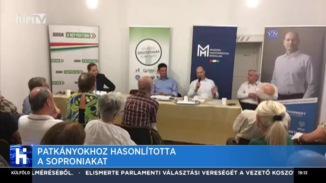 Patkányokhoz hasonlította a soproniakat