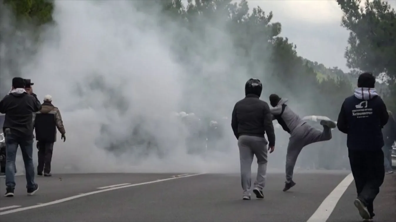 Újabb tüntetés Leszboszon az illegális bevándorlók miatt