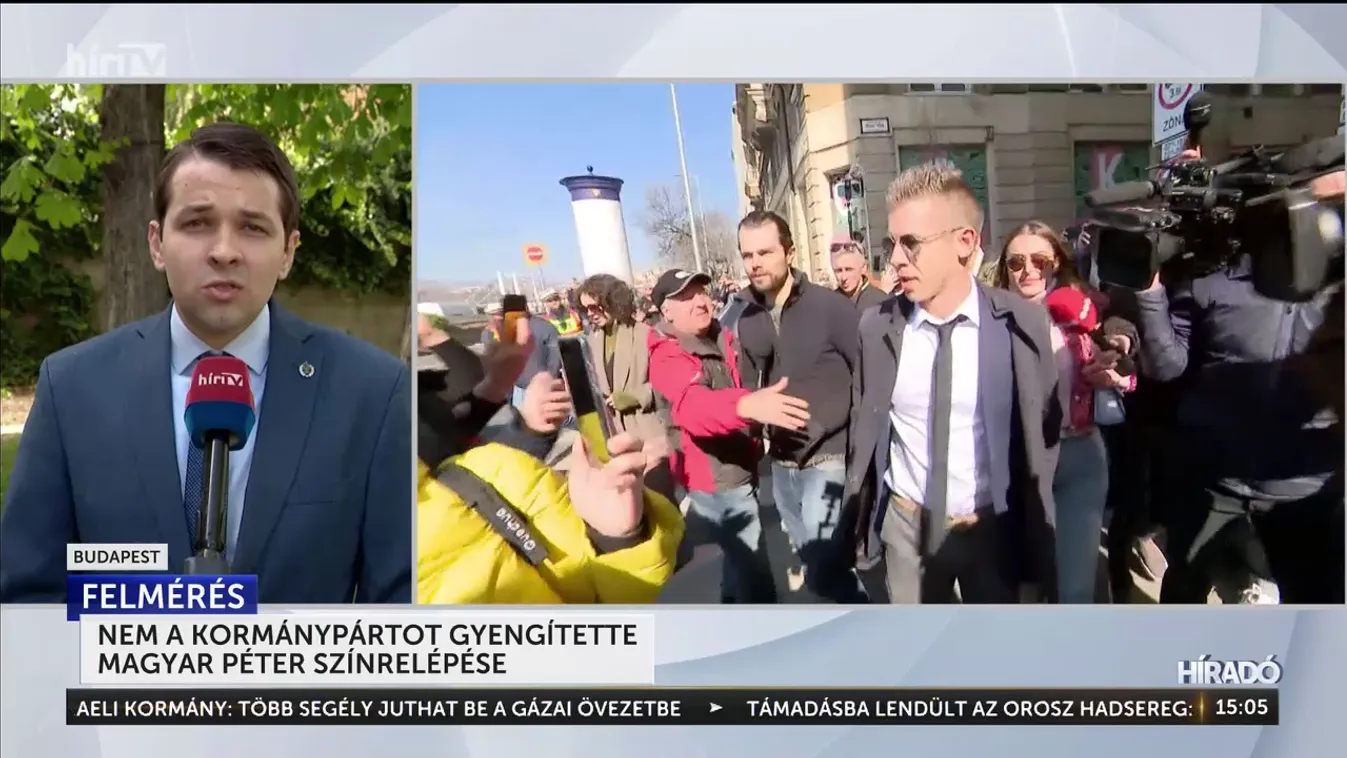 Nem a Fideszt gyengíti Magyar Péter + videó