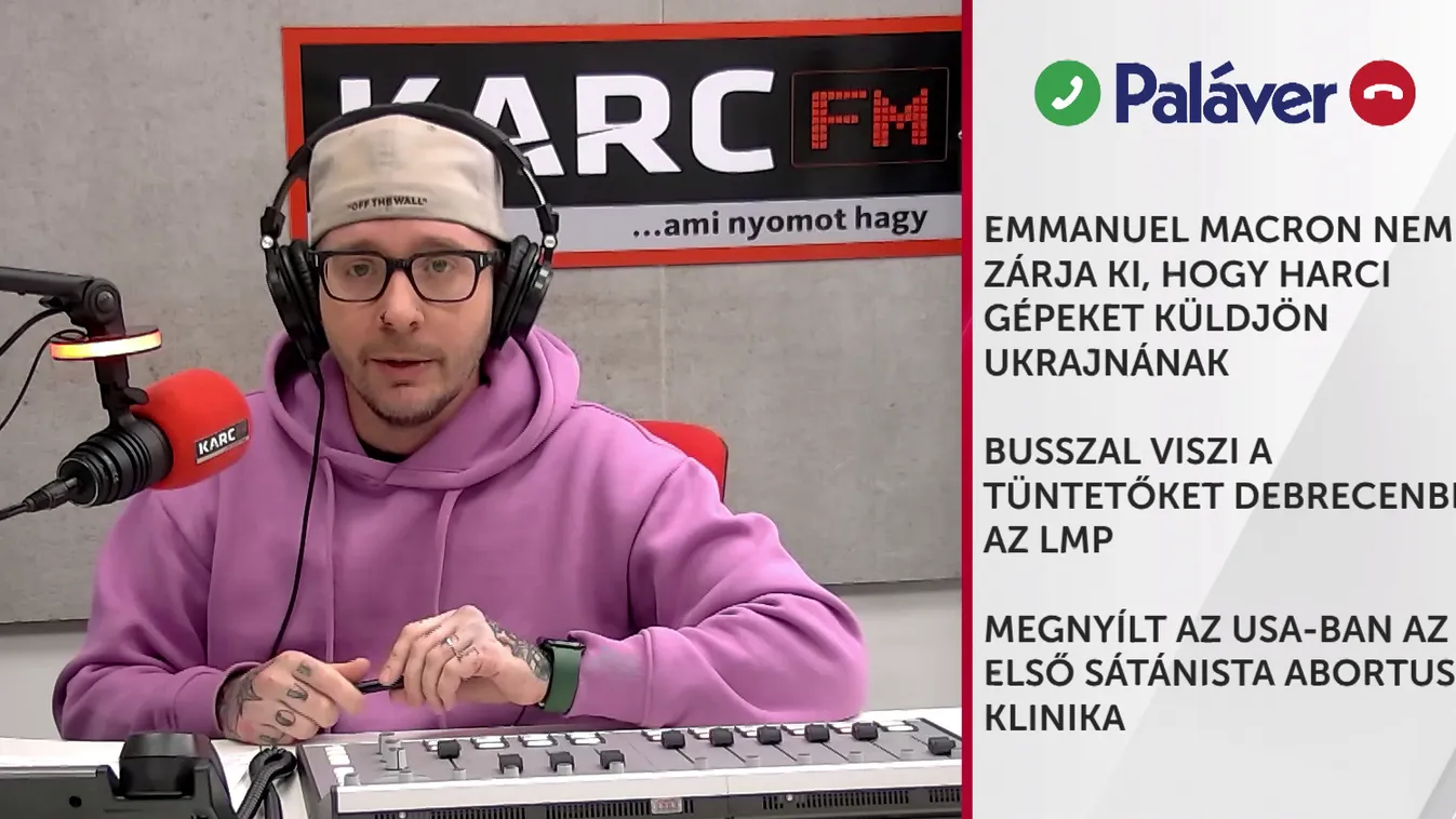 Paláver: Emmanuel Macron nem zárja ki, hogy harci gépeket küldjön Ukrajnának