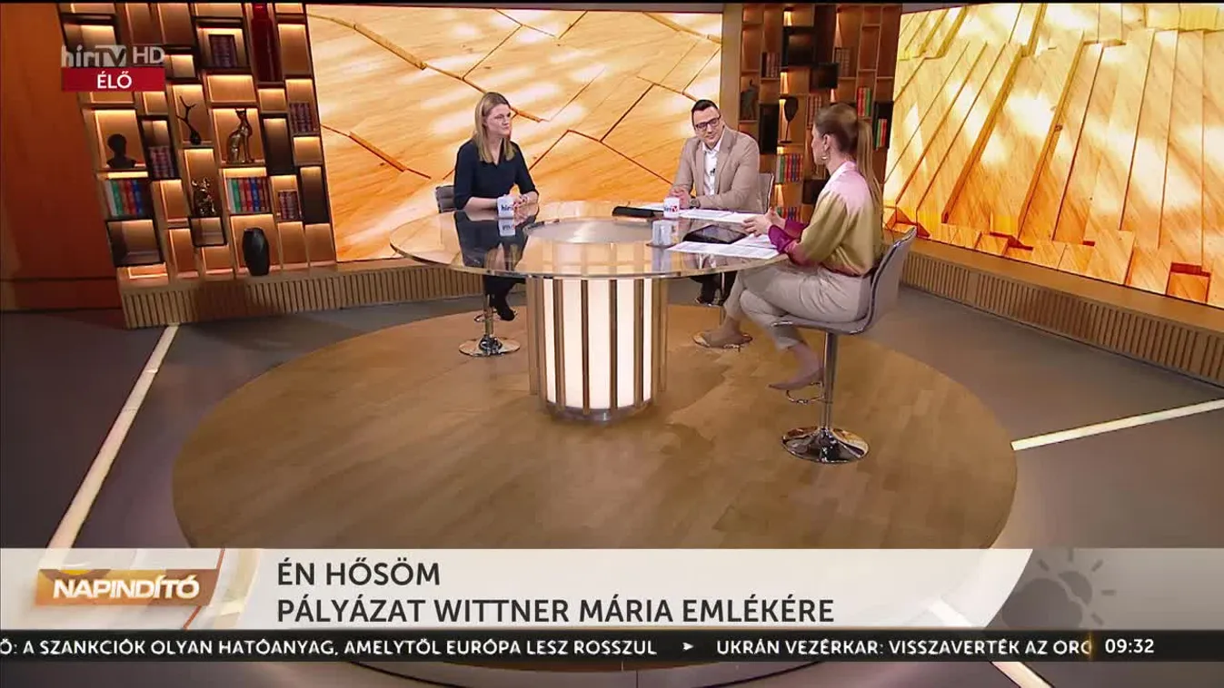 Napindító – Én hősöm pályázat Wittner Mária emlékére