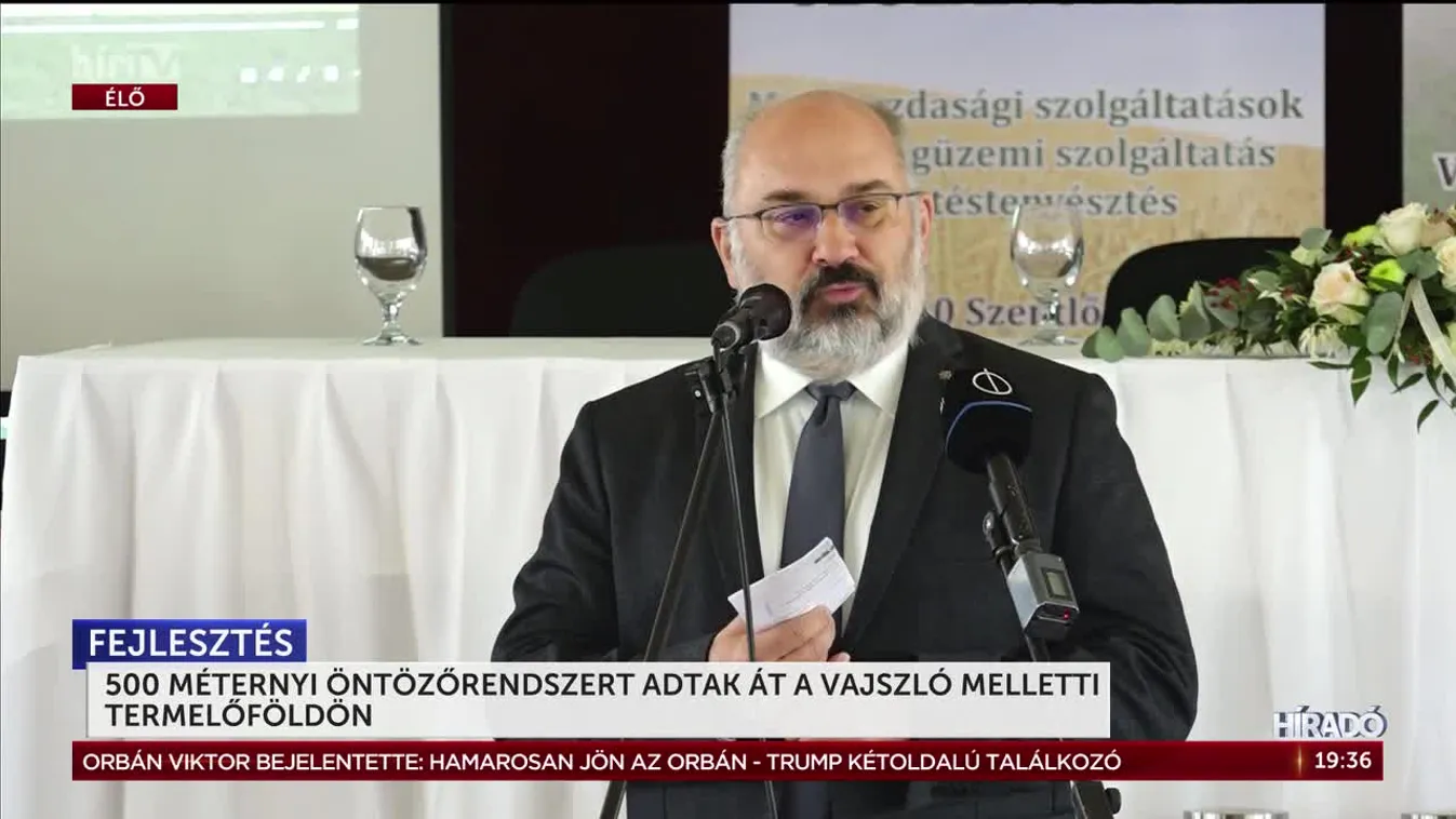 High-tech rendszerrel az aszály ellen: átadták a vajszlói öntözőrendszert + videó