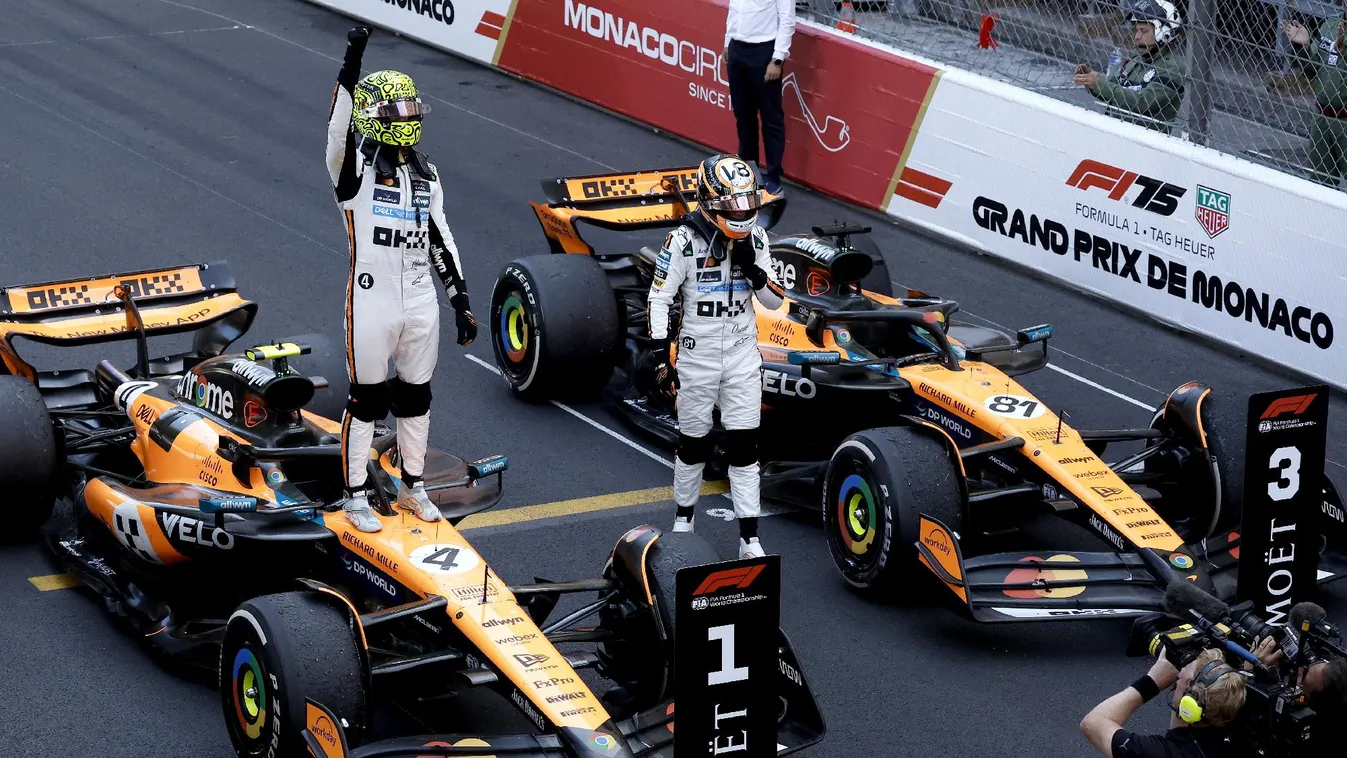 Forma-1 - Monacói Nagydíj: Norris győzelemre váltotta a pole pozíciót Monte-Carlóban