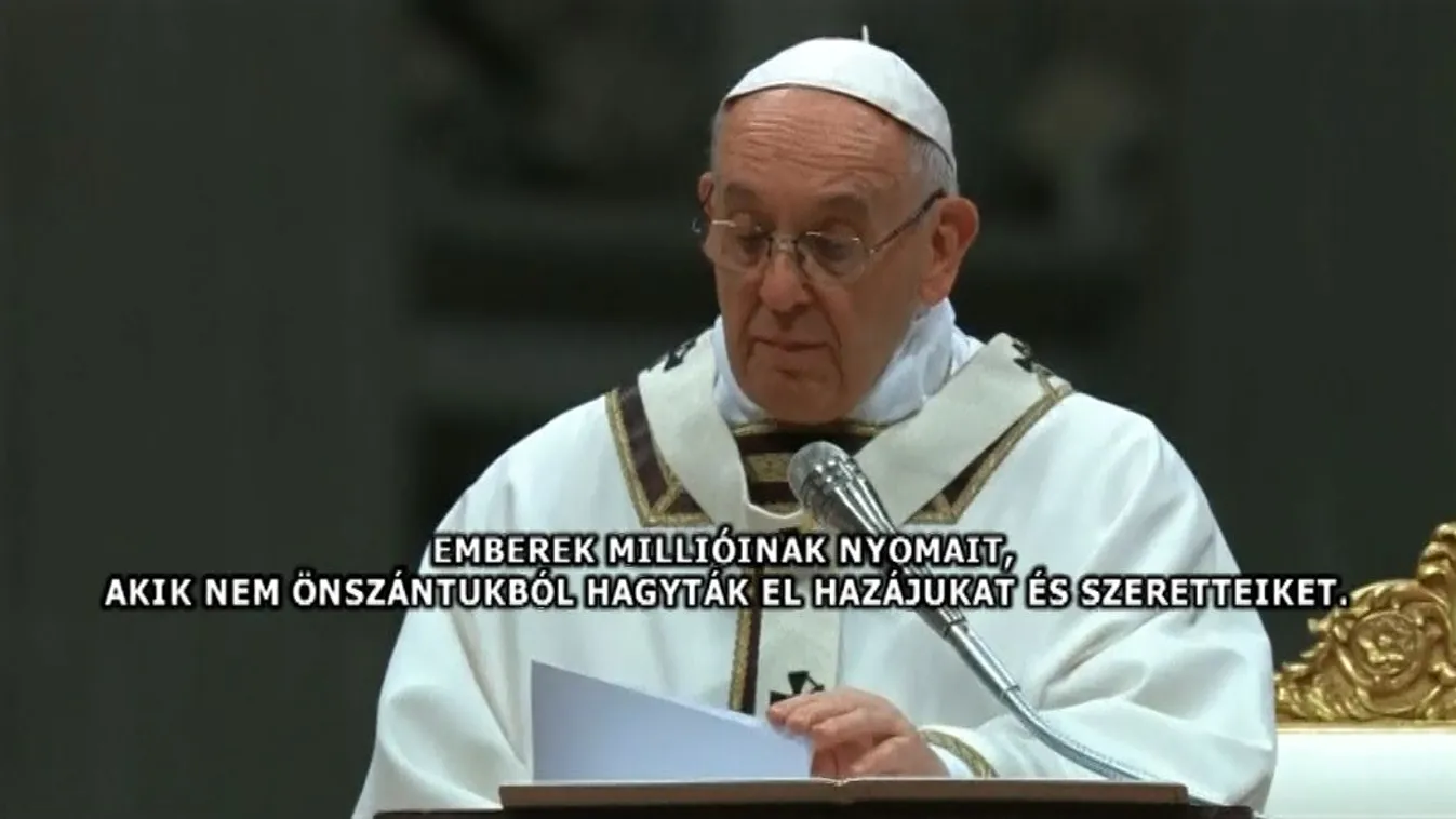 Ferenc pápa: Korunk Heródesei elől menekülnek az emberek